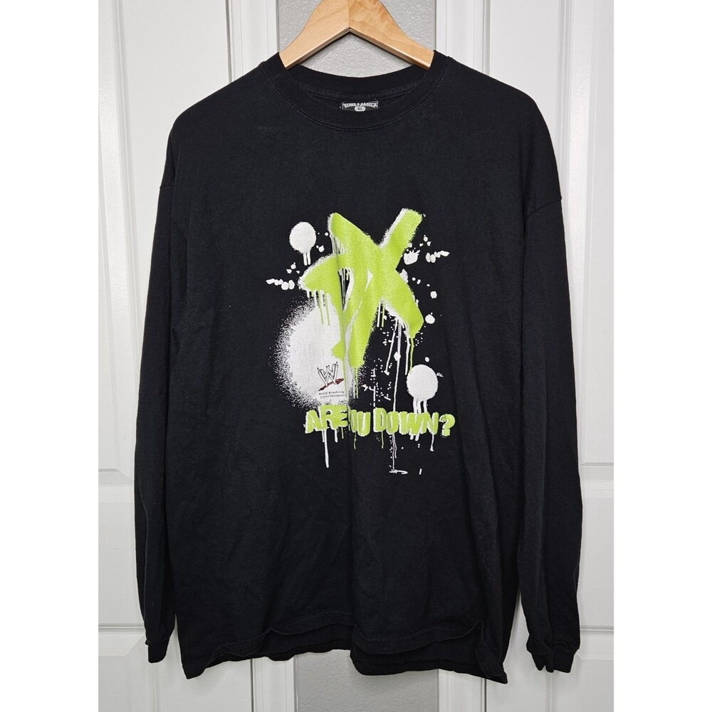 D-Generation X DX Triple H Shawn Michaels Long Sleeve T-Shirt WWE Adult Size XL